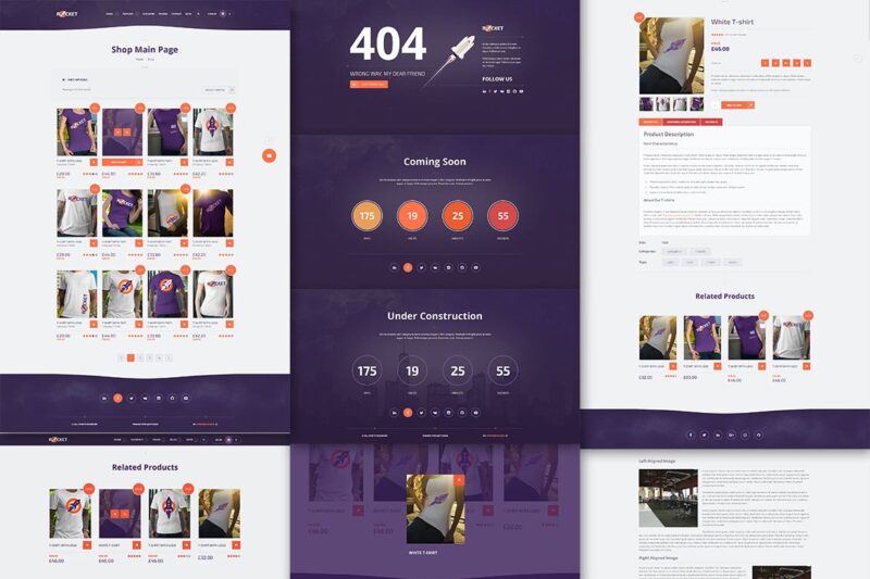 قالب وردپرس چندمنظوره Rocket - Creative Multipurpose WordPress Theme ...